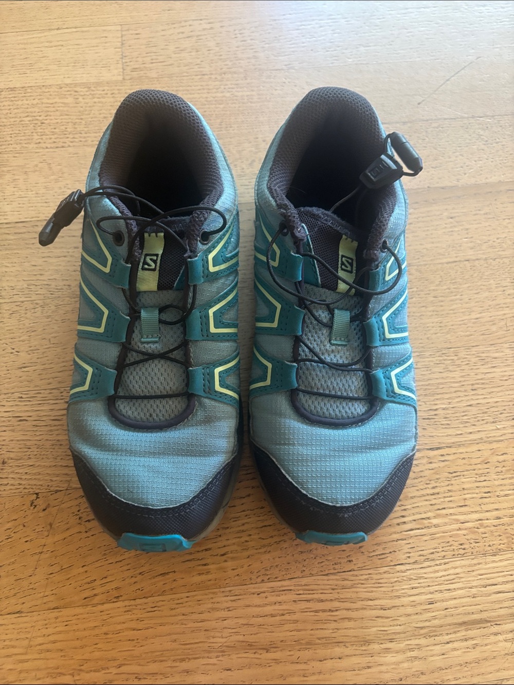 Salomon Teal Blue Outdoor Trail Shoes